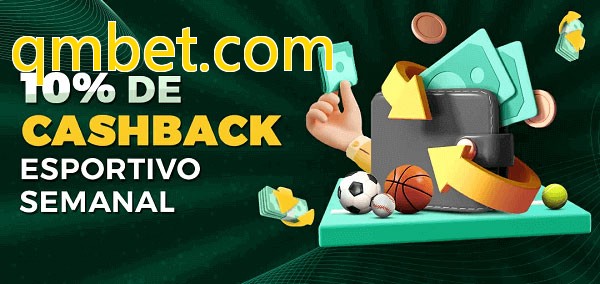 10% de bônus de cashback na qmbet.com