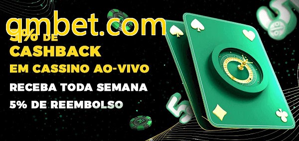 Promoções do cassino ao Vivo qmbet.com